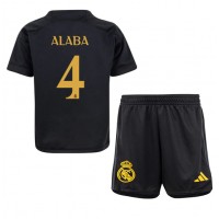 Camisa de time de futebol Real Madrid David Alaba #4 Replicas 3º Equipamento Infantil 2023-24 Manga Curta (+ Calças curtas)